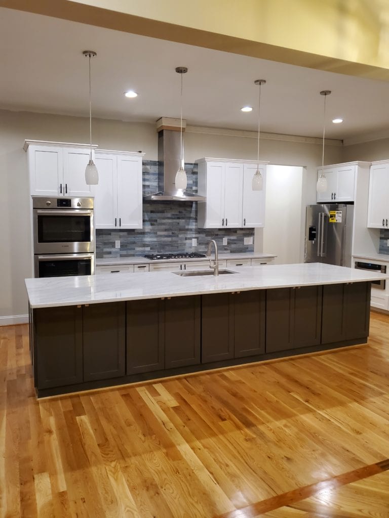 Modern kitchen remodeling project in Wake County, NC by H & A Building Solutions